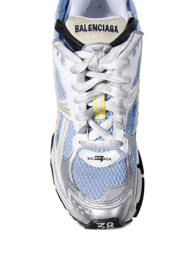 Balenciaga Sneaker Runner In Polyurethane And Polyester In Blue