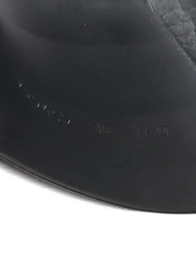 Pre-owned Gucci Web Slides In Black