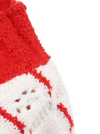 Pre-owned Chanel Coco Mark Sweater In White