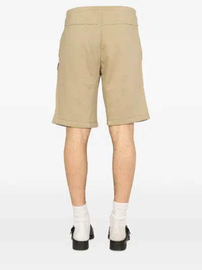 Ten C Bermuda Shorts With Elastic Waistband In Neutral