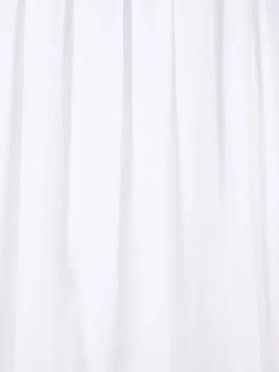 Jil Sander Ruffled Skirt In White