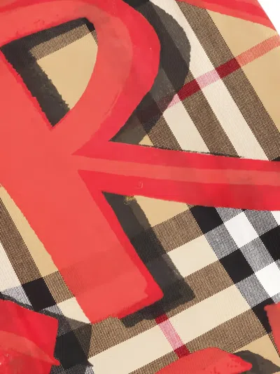 Pre-owned Burberry 2010s Graffiti-print Shirt In Neutral