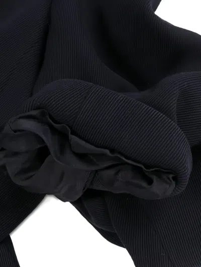 Pre-owned Chanel Double-breasted Tailored Blazer In Blue