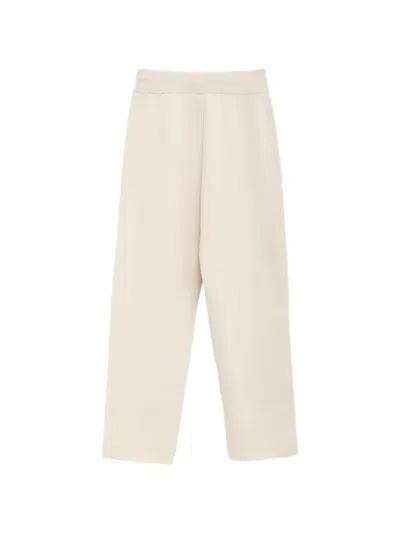 Moncler Drawstring Trousers In Neutral