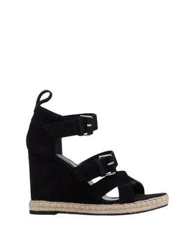 Shop Balenciaga Espadrilles In Black