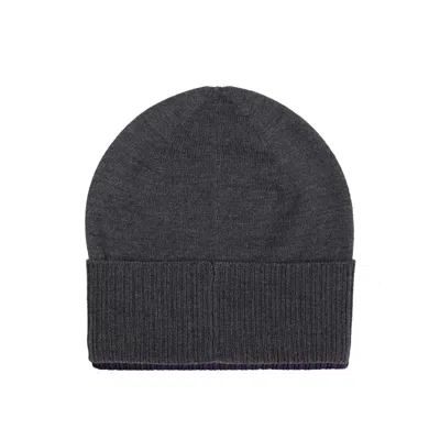 Givenchy Wool Logo Hat Men In Gray