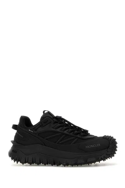 Moncler Trailgrip Gtx Polyamide Sneakers Chunky Sole In Black