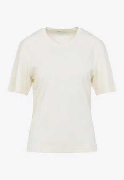 Lemaire Basic Crewneck T-shirt In White