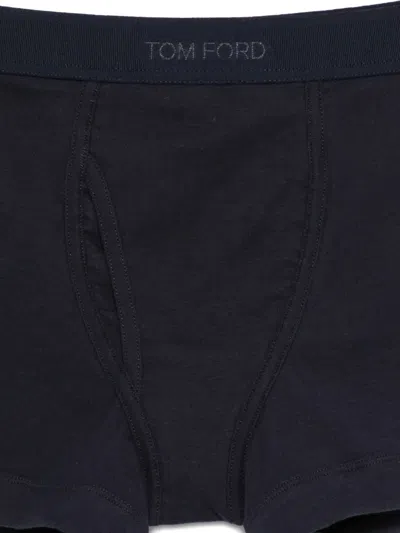 Tom Ford Elasticated Boxers In Blue