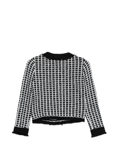 Charlott Frayed Jacket In Black