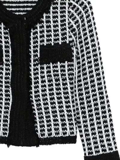 Charlott Frayed Jacket In Black