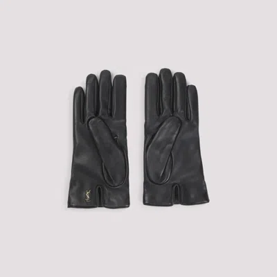 Saint Laurent Gloves In Black