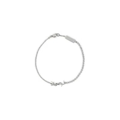 Saint Laurent Bracelet Monogramme Women In Metallic