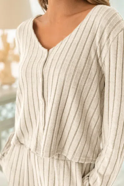 Cupshe Vanilla Foam Beige Pajama Set In Neutral