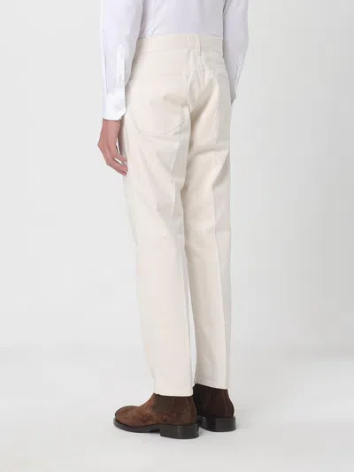 Lardini Button-fly Cotton Jeans In Brown