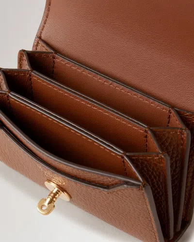 Mulberry Turnlock Fastened Wallet In Brown