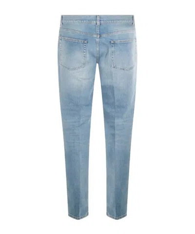 Lardini Belt Loop Jeans In Blue