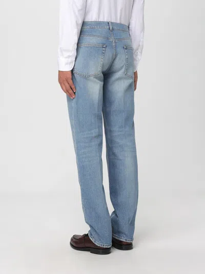 Lardini Belt Loop Jeans In Blue