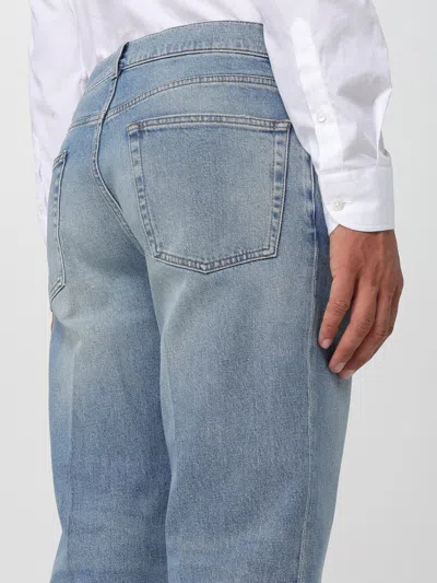 Lardini Belt Loop Jeans In Blue