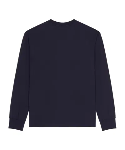 Givenchy Basic Cotton Crewneck Sweatshirt In Blue