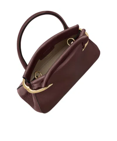 Givenchy Mini Pinch Leather Tote Bag In Purple
