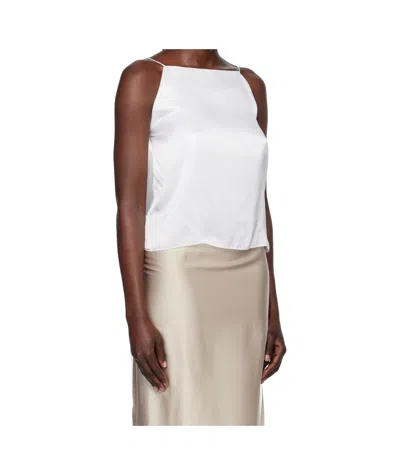 Ann Demeulemeester Heda Backless Camisole Top In White