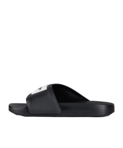 Givenchy Label Flat Slip-on Mules In Black