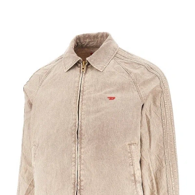 Diesel Zip Jacket In Nude