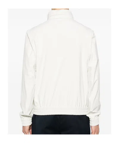 Brunello Cucinelli High Collar Jacket In Neutral