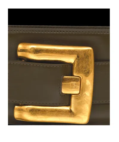 Balmain Anthem Clutch Bag In Orange