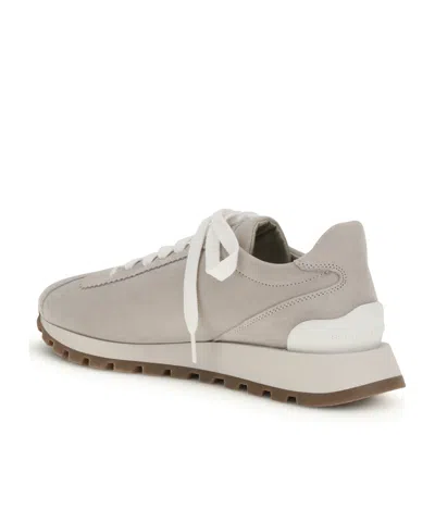 Brunello Cucinelli Lace-up Sneakers In Neutral