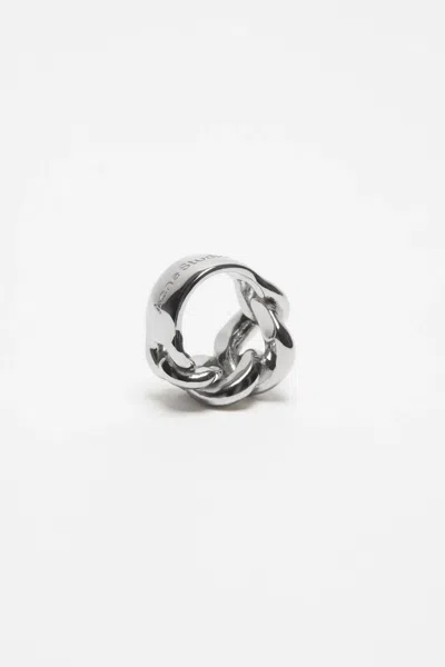 Acne Studios Chain-link Ring In Silver