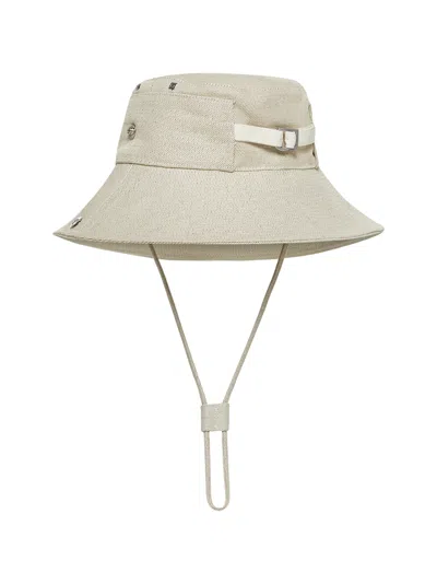 Jacquemus Logo Hat In Brown