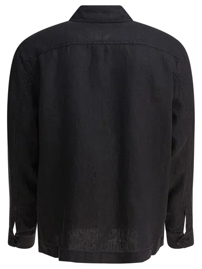 Alex Mill Garment Dyed Work Jacket In Recycled Denim In Black