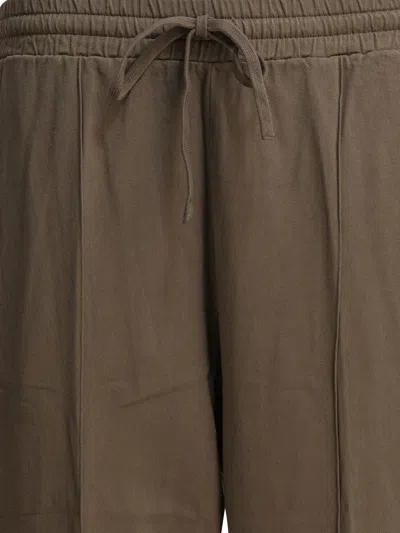 Altum Drawstring Side-panel Trousers In Brown