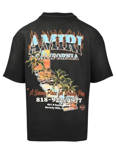 Amiri Sunny Place T-shirt In Black