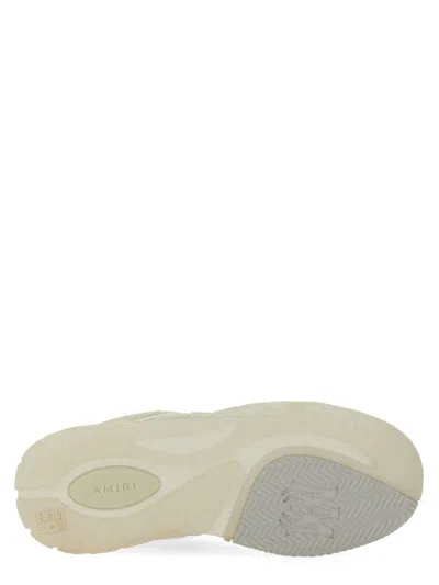 Amiri Ma1 Sneakers In Leather And Fabric In White