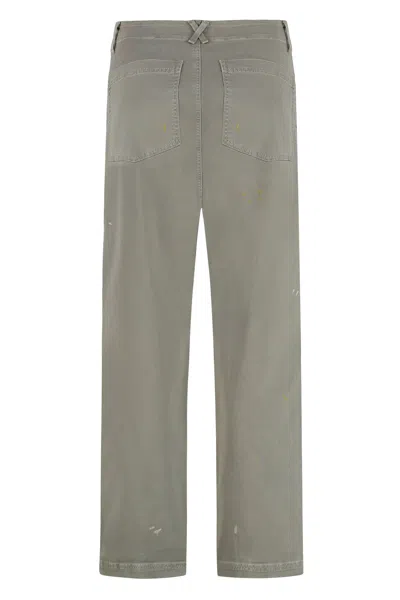 Askk Ny Paint-splattered Trousers In Green