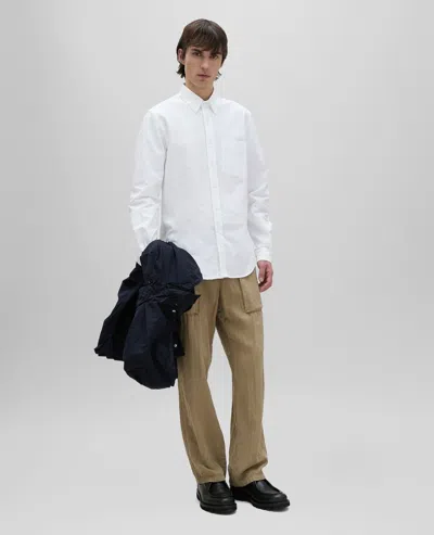 Aspesi Box Cut Cotton Poplin Shirt In White