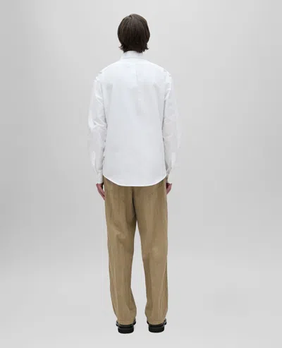Aspesi Box Cut Cotton Poplin Shirt In White