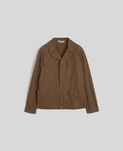 Aspesi Mash Shirt Jacket In Brown