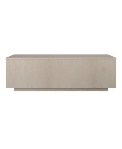 Hudson & Canal Paxton 48" Wide Rectangular Coffee Table In Brown