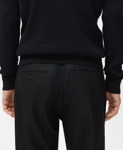 Mango Relaxed Fit Pleated Pants In Black