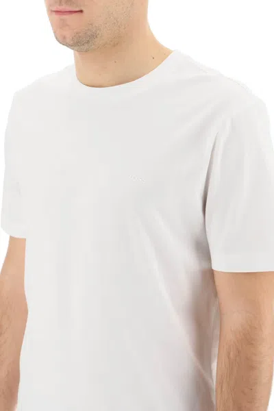 Hugo Boss Boss Teebo Cotton T-shirt In White