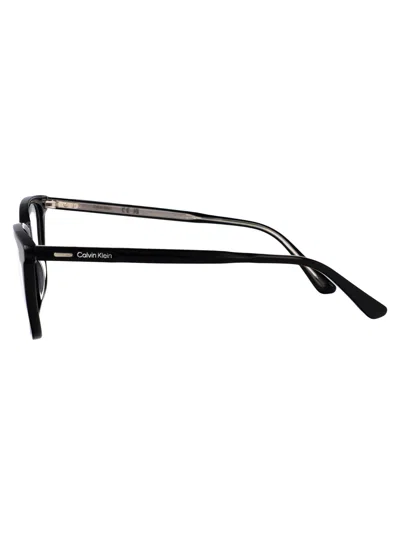 Calvin Klein Square-frame Glasses In Black