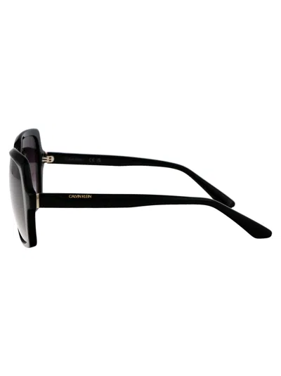 Calvin Klein Black Acetate Sunglasses