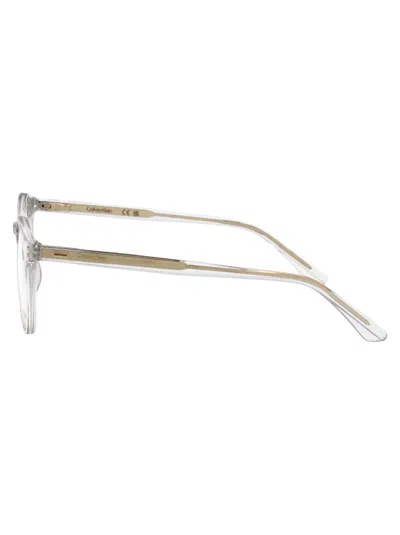 Calvin Klein Crystal Clear Acetate Glasses