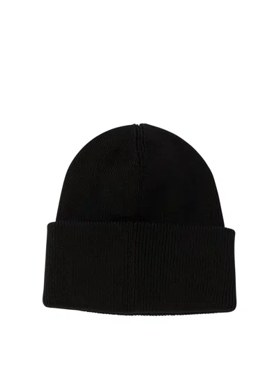 Canada Goose Black Wool Hat In Black