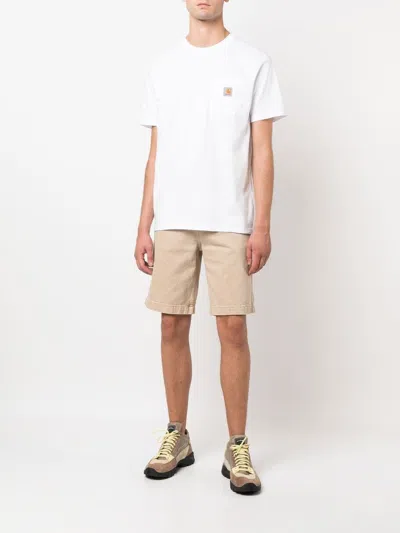 Carhartt Wip Cotton T-shirt With Logo Patch In Multi