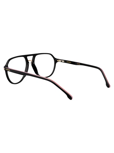 Carrera Black Gold Acetate Glasses In Black